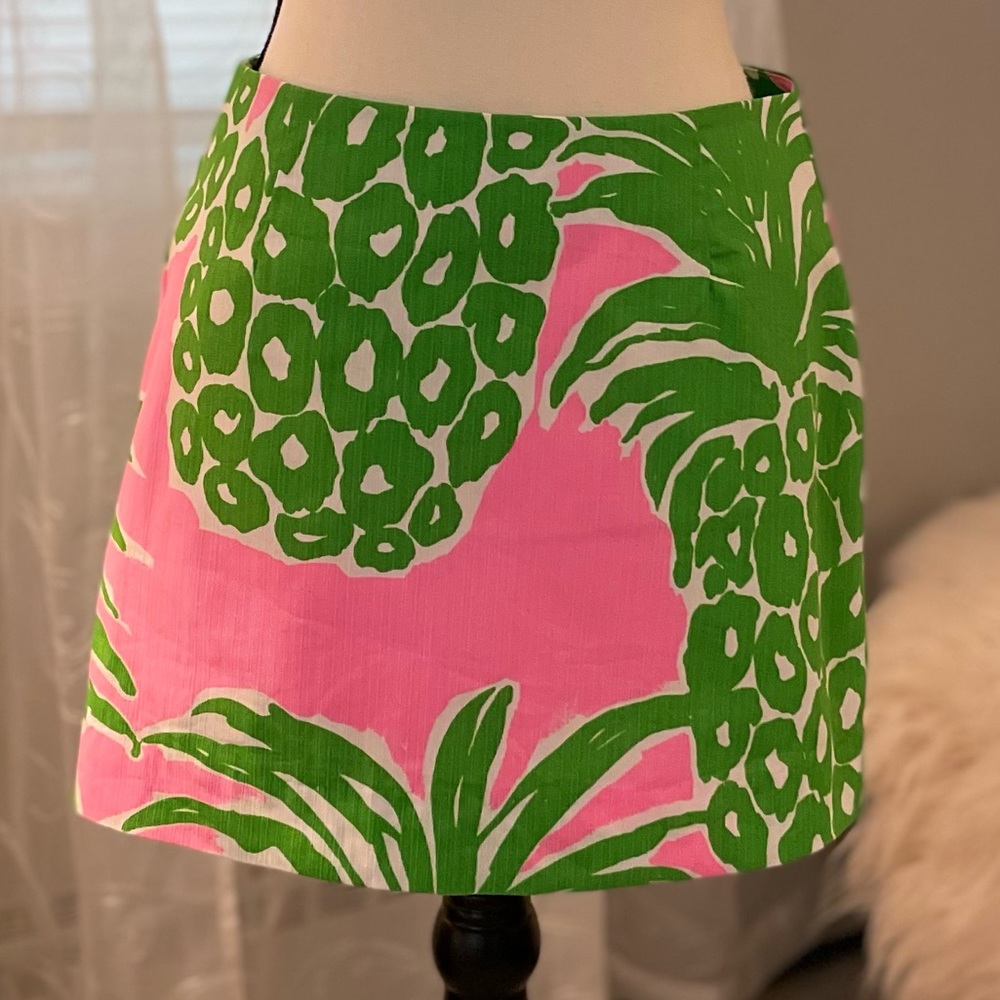 Lilly Pulitzer Pink Pout Flamingo skirt
